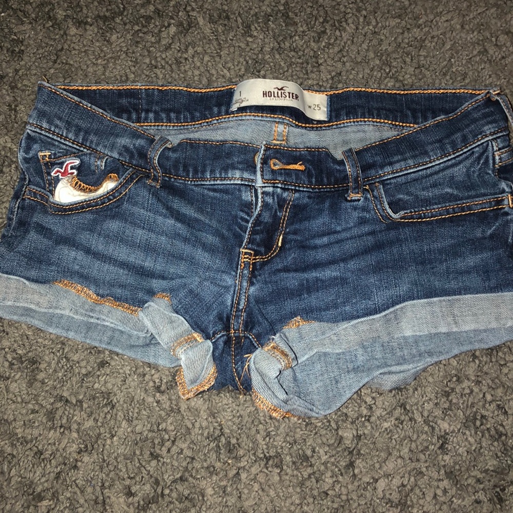 Hollister jean shorts